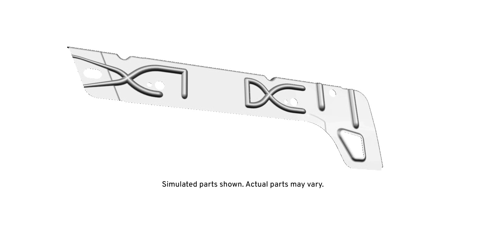 GM Genuine Parts Passenger Side Inner Rear Rocker Panel