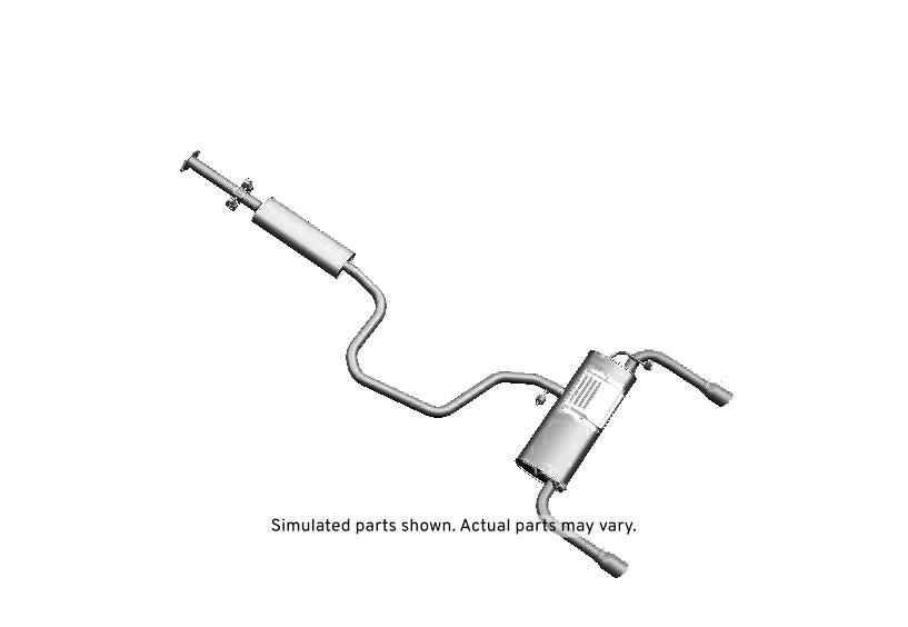 GM Genuine Parts Exhaust Muffler Assembly