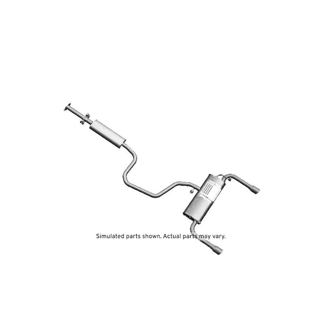 GM Genuine Parts Exhaust Muffler Assembly