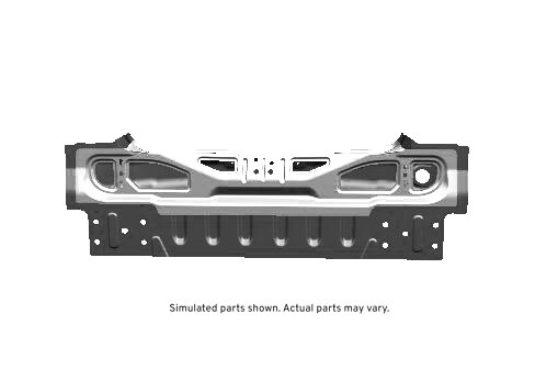 GM Genuine Parts Rear End Panel Assembly with Convenience Net Studs