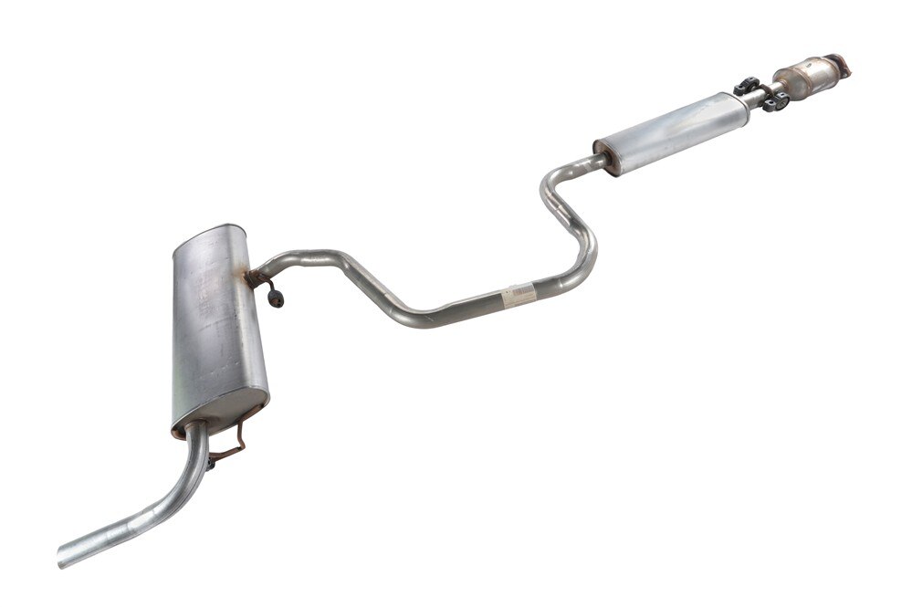 GM Genuine Parts Exhaust Muffler Assembly with 3-Way Catalytic Converter, Insulator, and Gasket