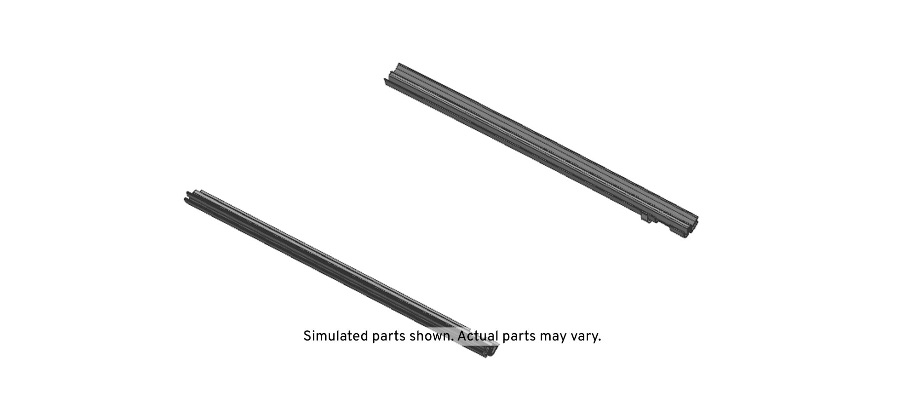 GM Genuine Parts Passenger Side Front Door Window Inner Sealing Strip
