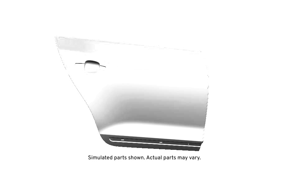 GM Genuine Parts Passenger Side Rear Outer Door Panel with Stiffener