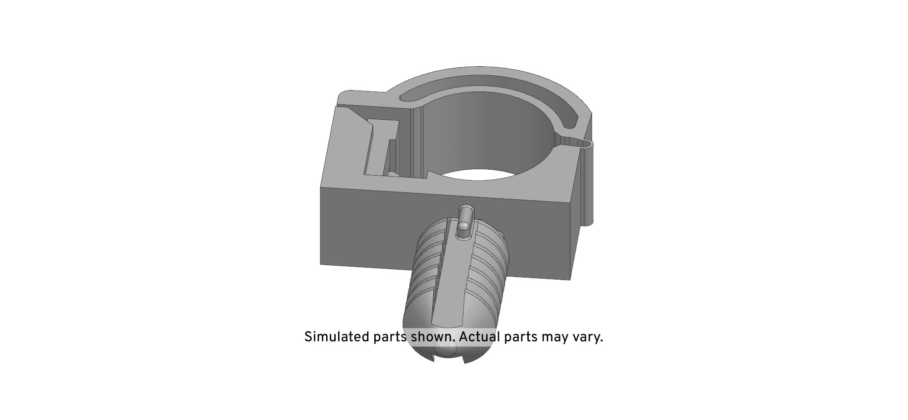 GM Genuine Parts Diesel Emissions Fluid (DEF) Exhaust Front Pipe Injector Supply Pipe Clip