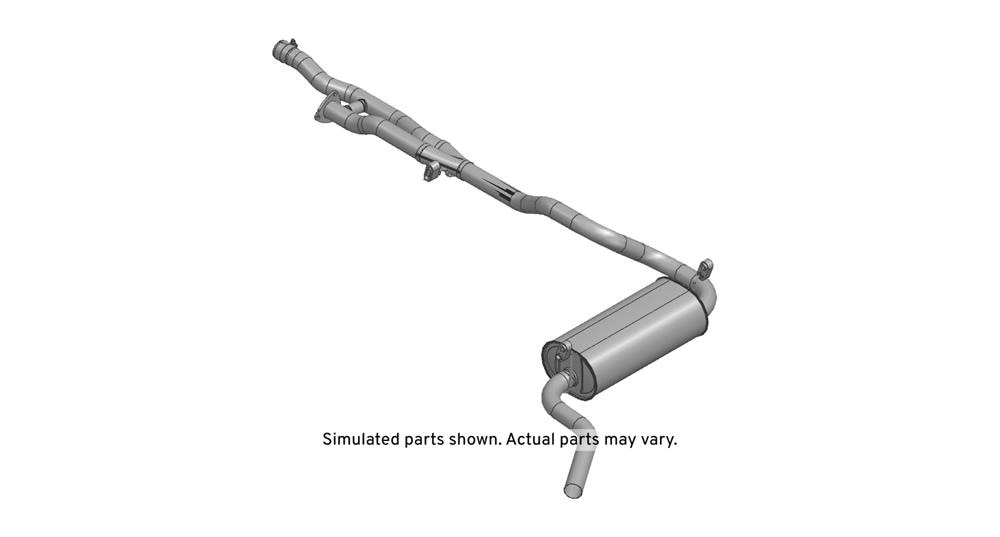 GM Genuine Parts Exhaust Muffler Assembly