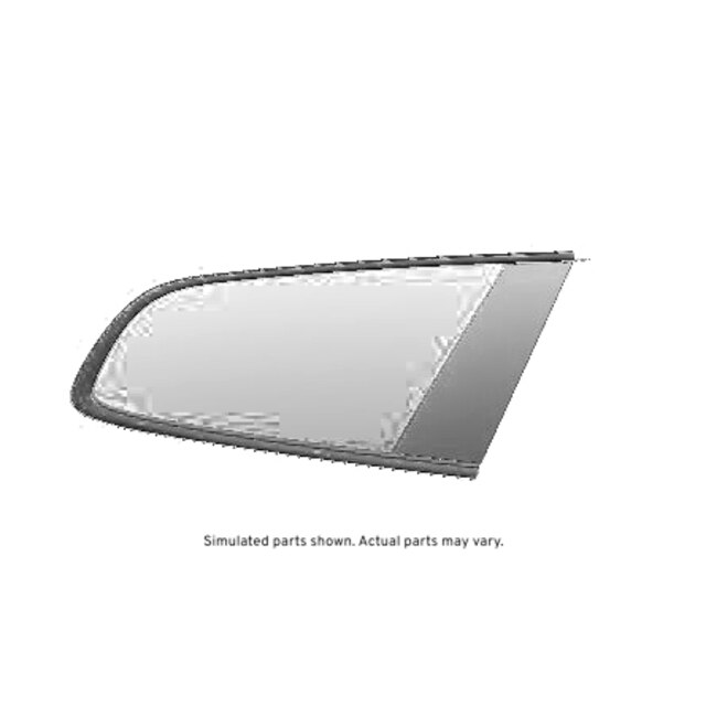 GM Genuine Parts Passenger Side Quarter Window with Panel