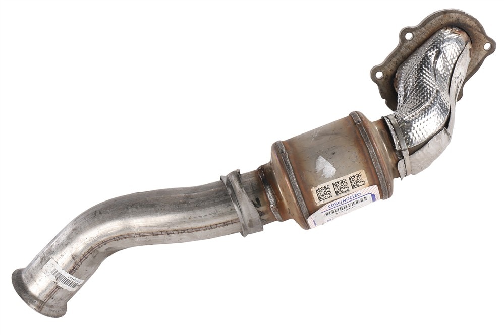 GM Genuine Parts Driver Side 3-Way Catalytic Converter Pipe with Flanges, Bushings, and Studs