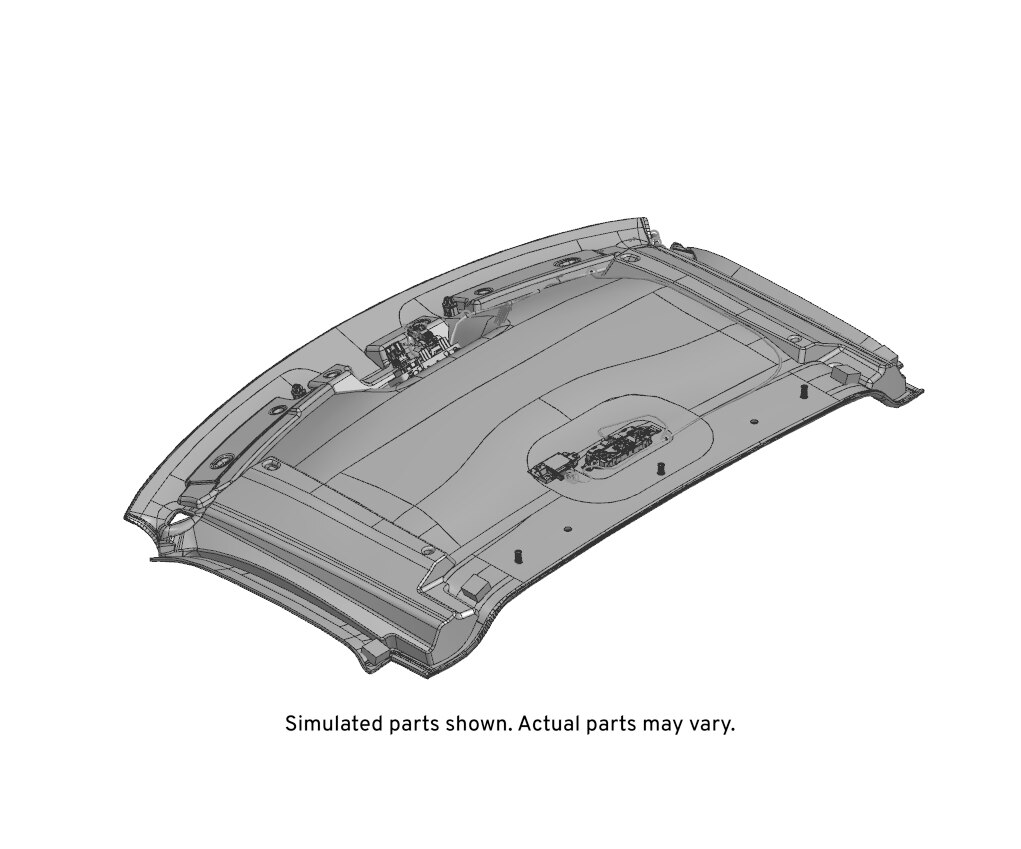 GM Genuine Parts Shale Front Headliner