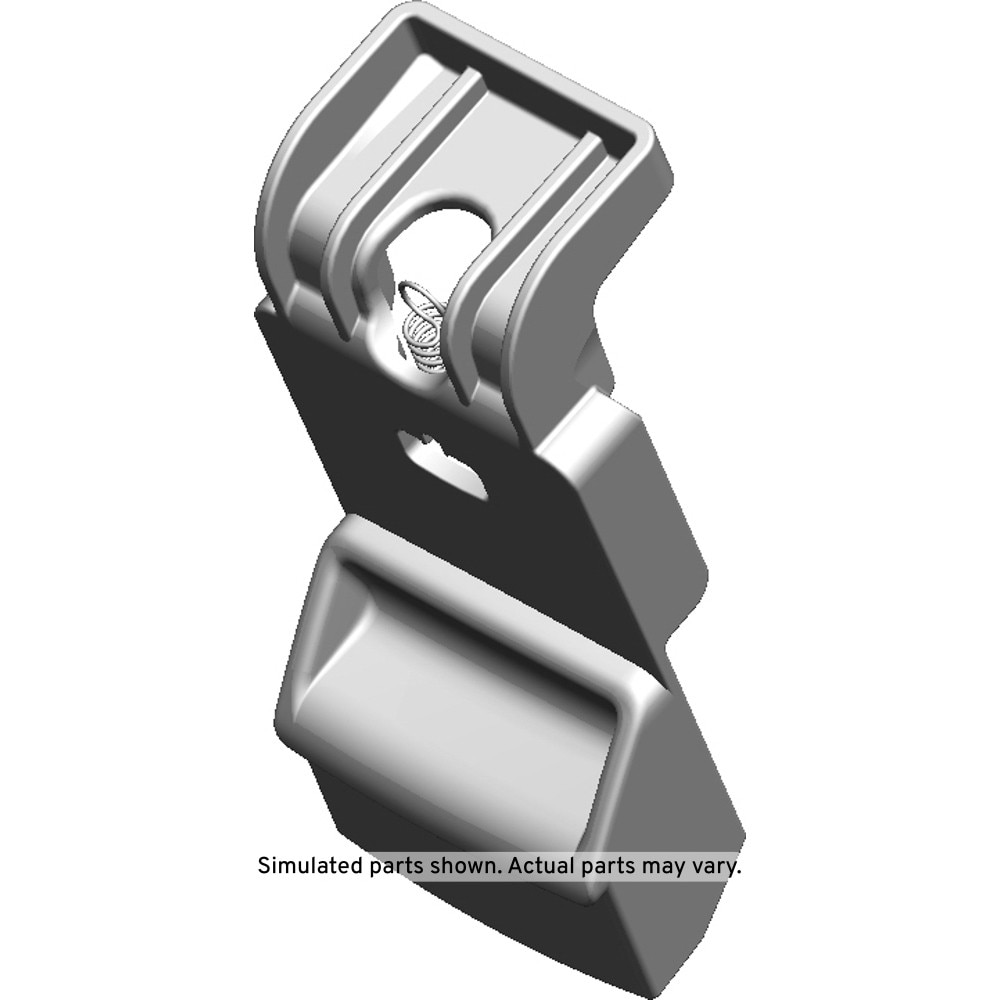 GM Genuine Parts Light Titanium Passenger Seat Shoulder Belt Guide Adjuster Cover