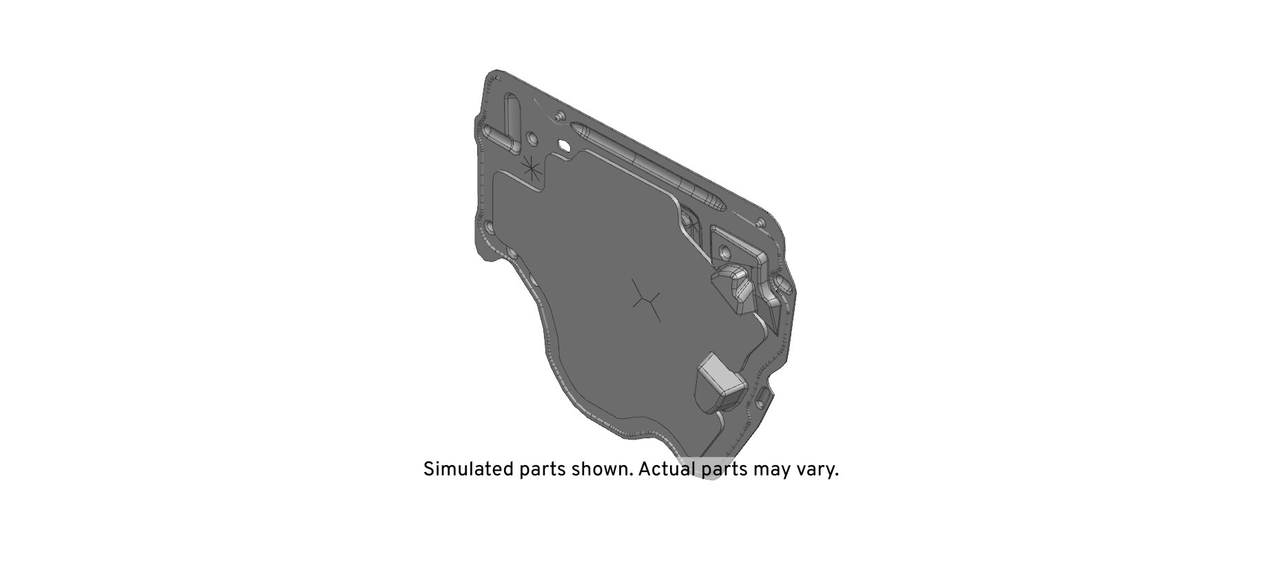 GM Genuine Parts Driver Side Front Door Water Deflector