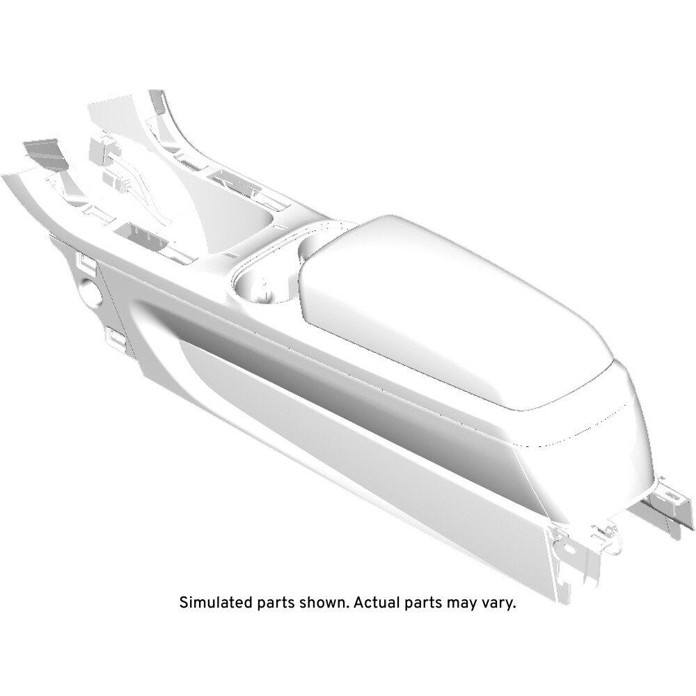 GM Genuine Parts Jet Black Front Floor Console