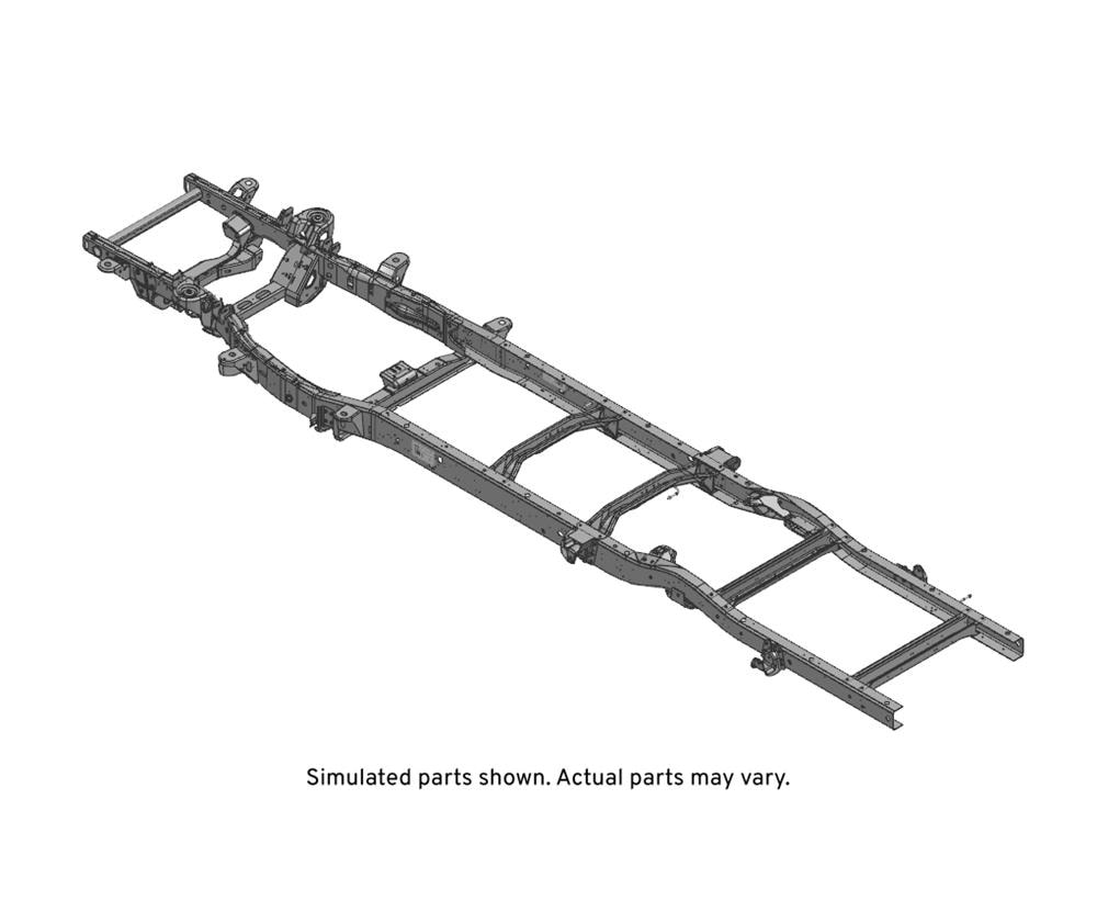 GM Genuine Parts Chassis Frame with Crossmembers, Hangers, Reinforcements, Nuts, and Bolts