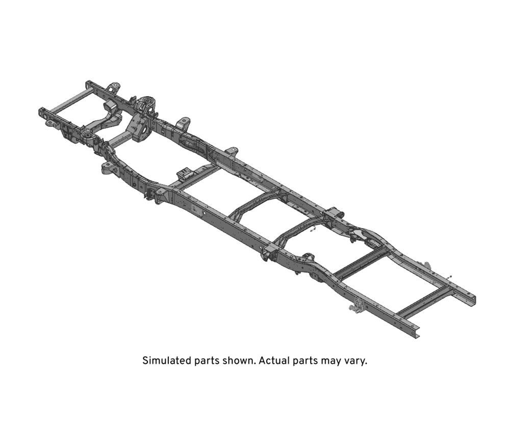 GM Genuine Parts Chassis Frame with Crossmembers, Hangers, Reinforcements, Nuts, and Bolts