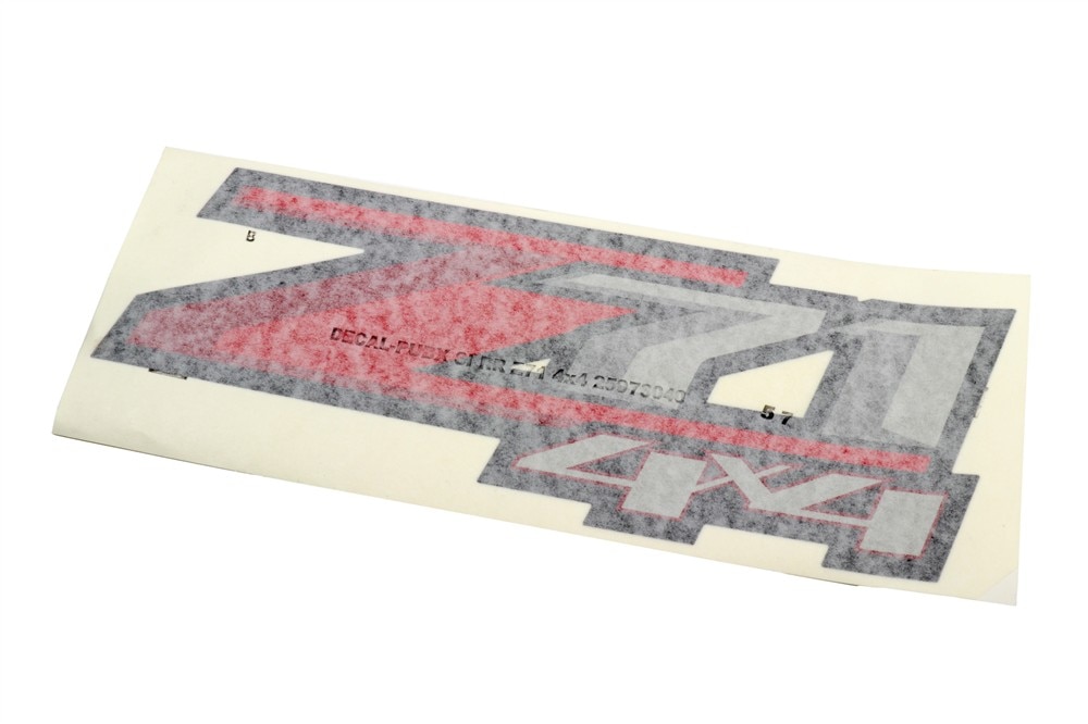 GM Genuine Parts Pickup Box Side Rear Z71 4x4 Decal