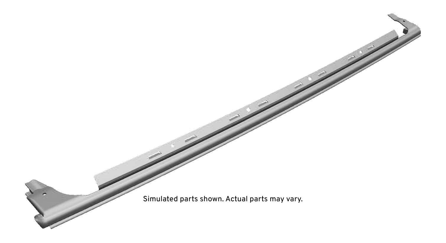 GM Genuine Parts Rear Driver Side Door Window Upper Reveal Molding