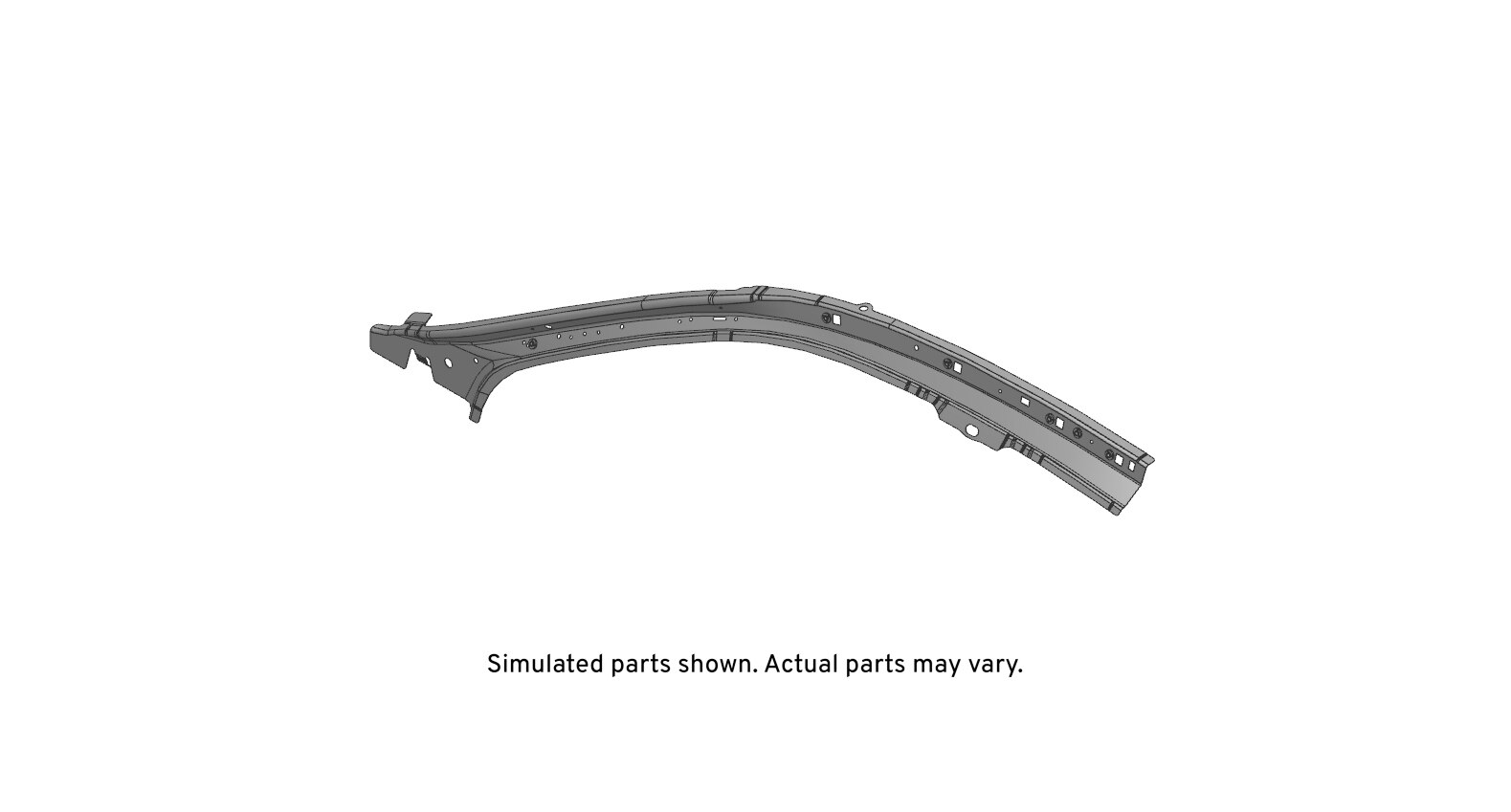 GM Genuine Parts Driver Side Roof Inner Side Rail