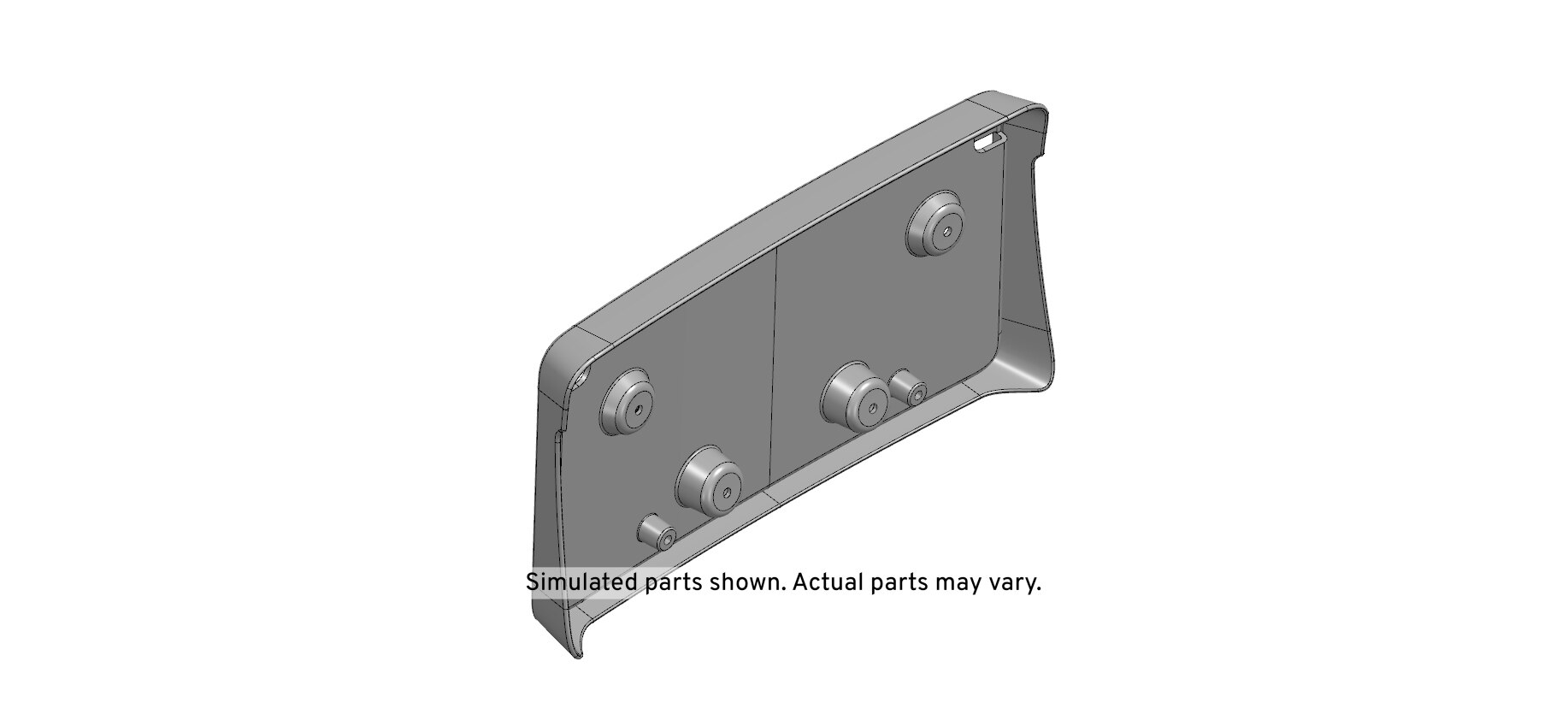 GM Genuine Parts License Plate Bracket
