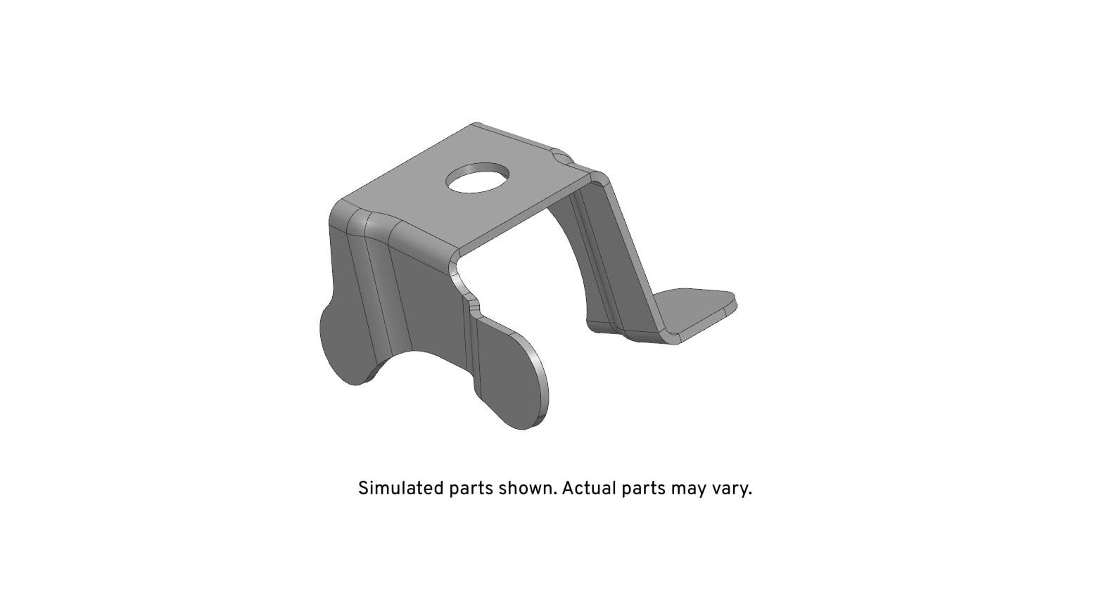 GM Genuine Parts Passenger Side Body Side Front Fender Rear Upper Bracket