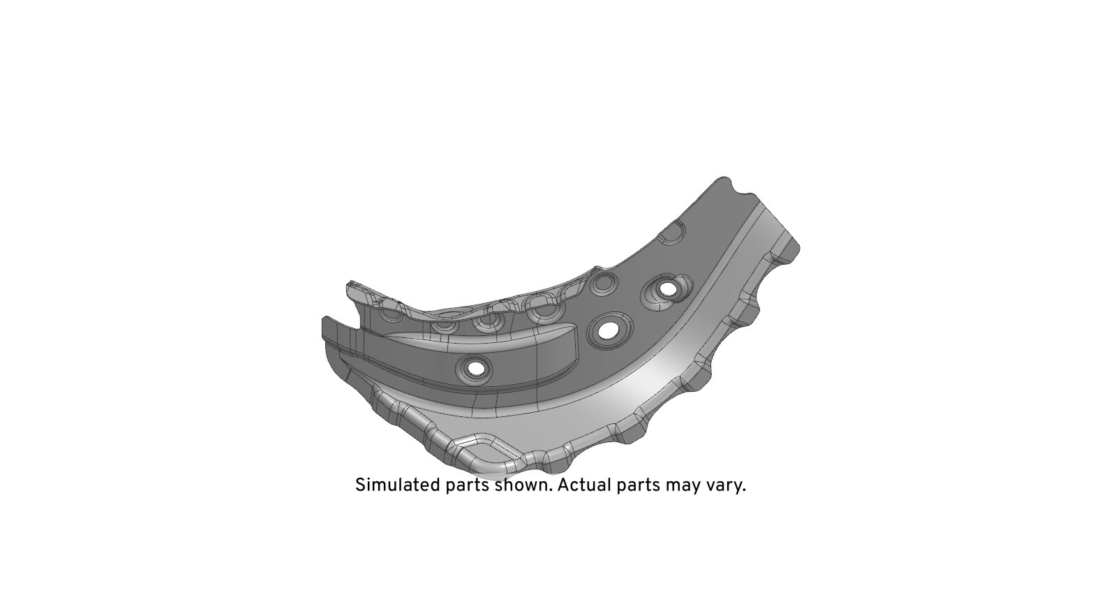 GM Genuine Parts Driver Side Front Engine Compartment Inner Rail Gusset