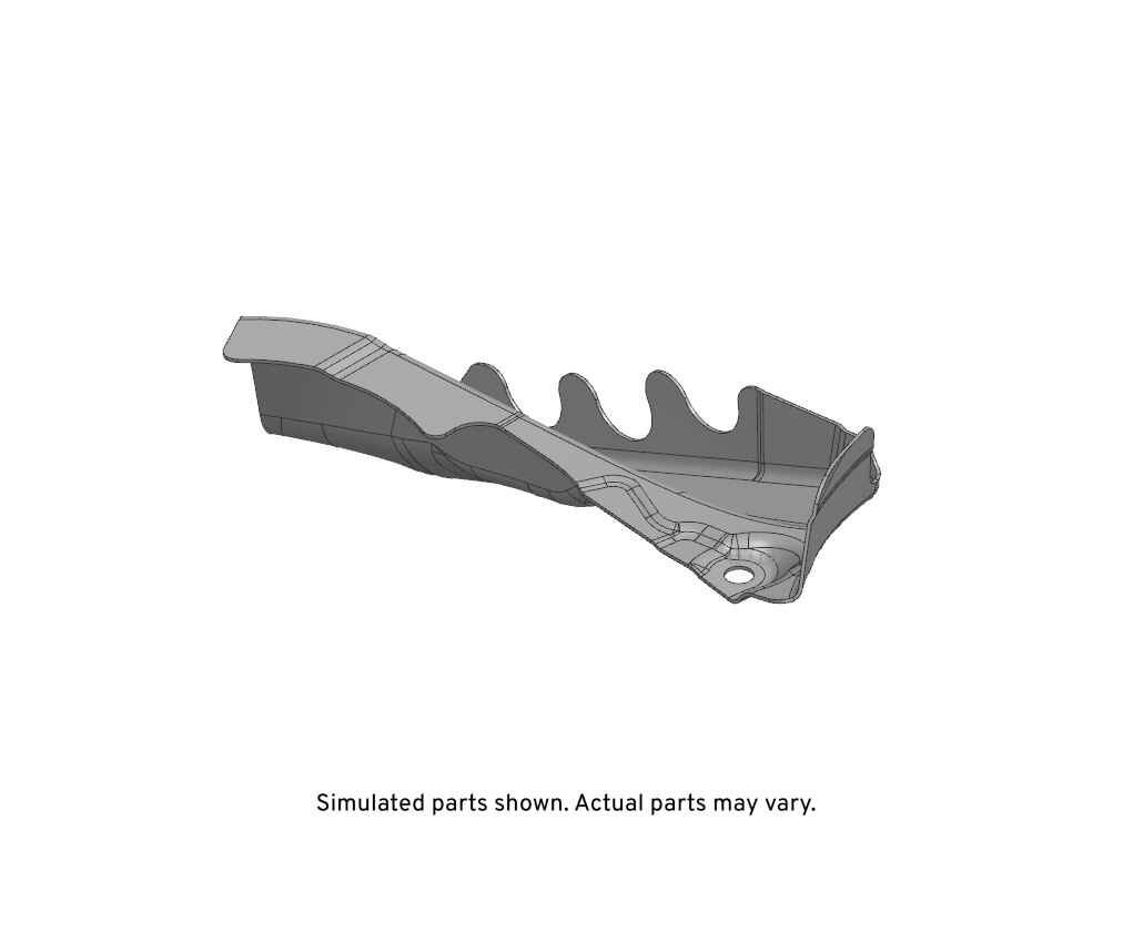 GM Genuine Parts Passenger Side Rear Compartment Floor Panel Rail Extension