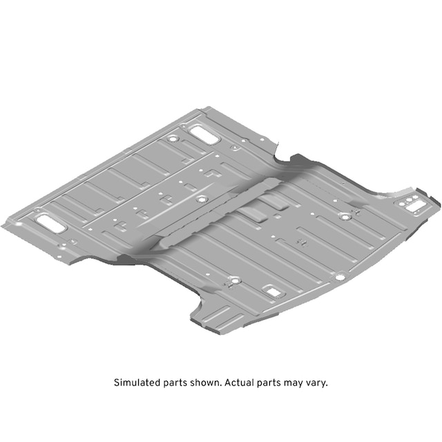GM Genuine Parts Rear Floor Panel with Bracket and Nuts