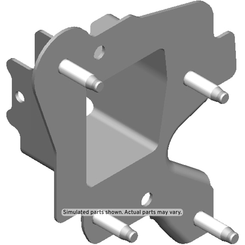 GM Genuine Parts Rear Driver Side Bumper Impact Bar Anchor Plate