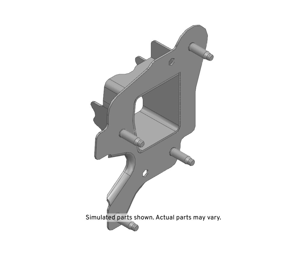 GM Genuine Parts Passenger Side Rear Bumper Impact Bar Anchor Plate