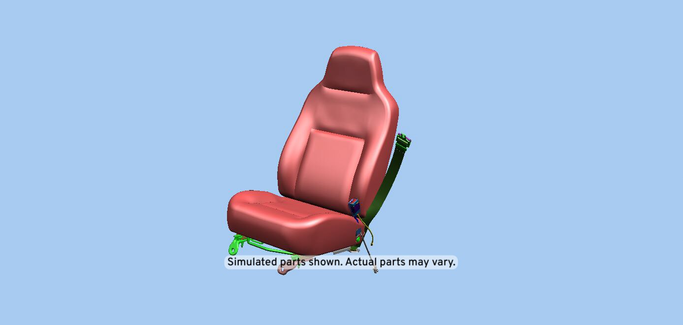 GM Genuine Parts Light Cashmere Passenger Seat