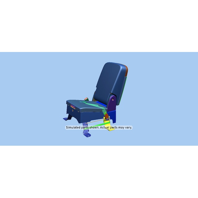 GM Genuine Parts Light Titanium Front Center Seat