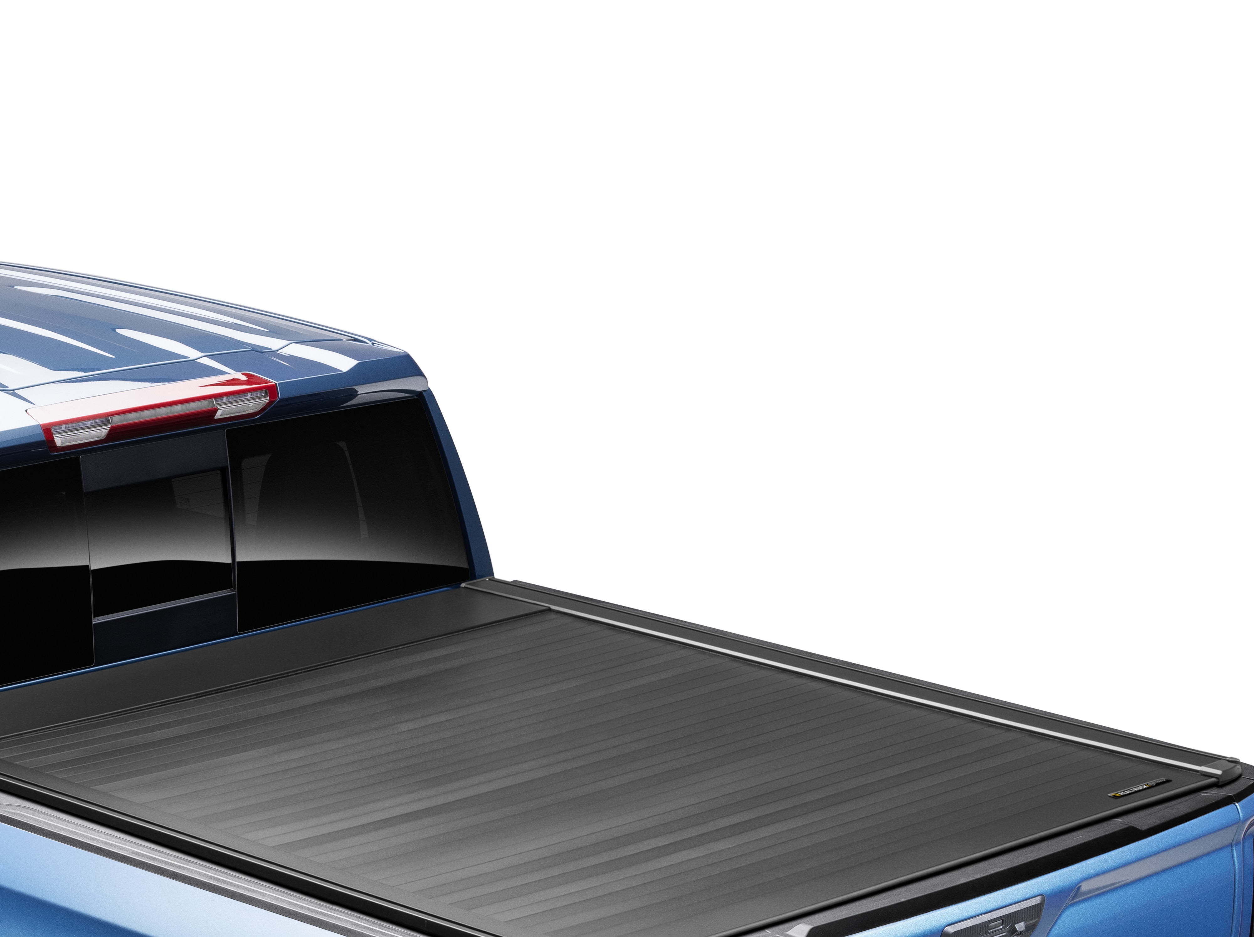 Standard Bed Embark LSe Power Retractable Truck Bed Cover in Black with T-Slot Rails by Advantage® - Associated Accessories