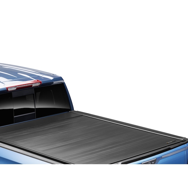 Standard Bed Embark LSe Power Retractable Truck Bed Cover in Black with T-Slot Rails by Advantage® - Associated Accessories