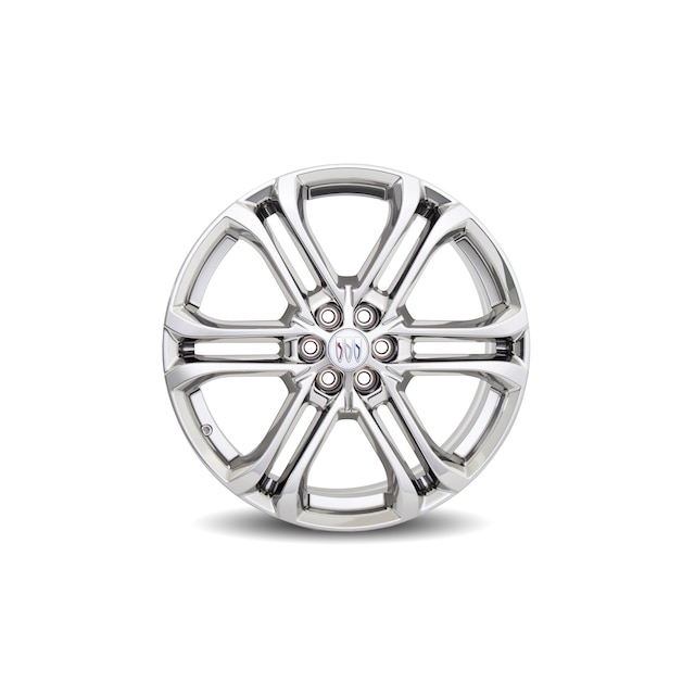22x8.5-Inch Aluminum 6-Split-Spoke Wheel in Bright PVD