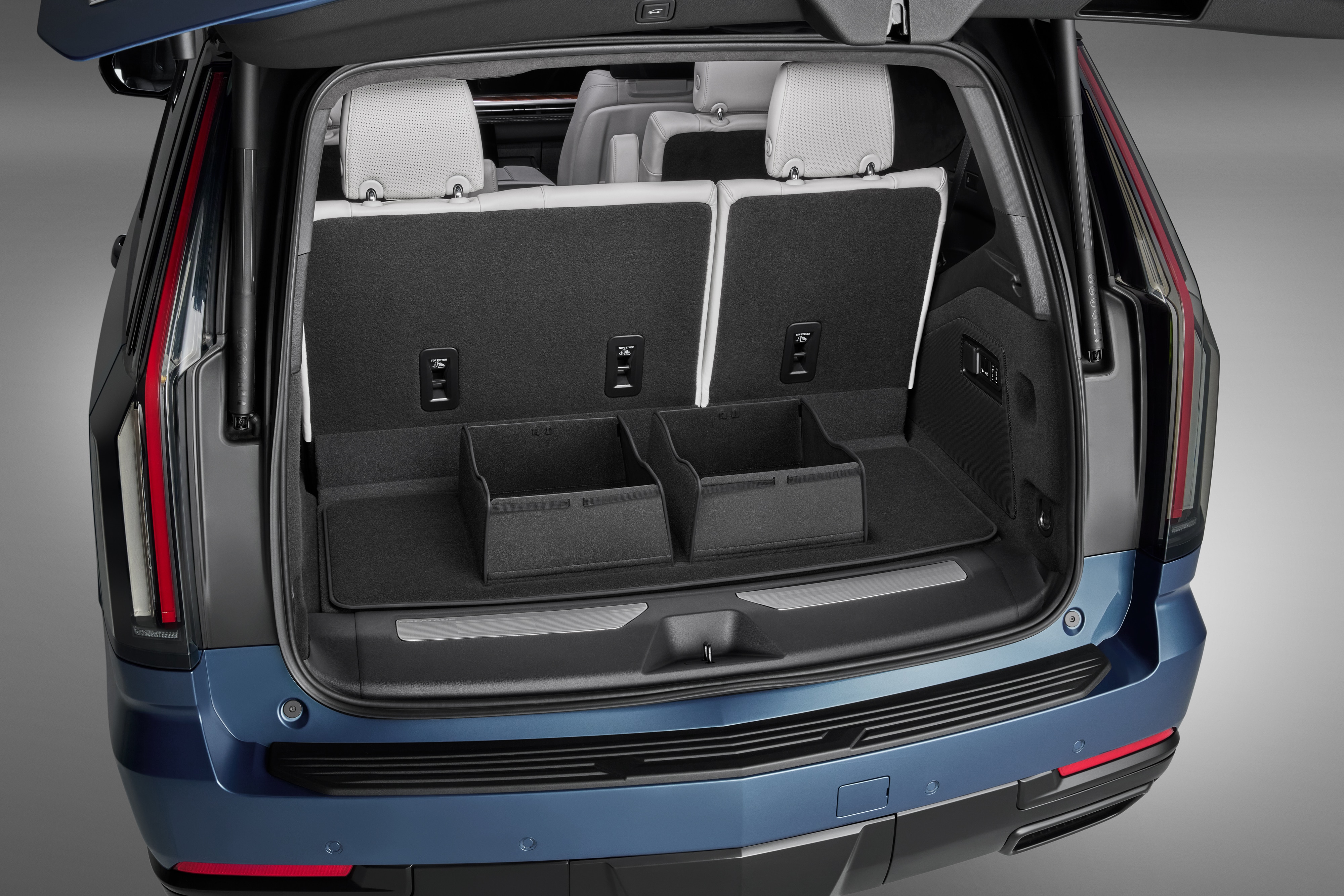 Premium Carpeted Cargo Area Mat in Jet Black with Integrated Cargo Bin