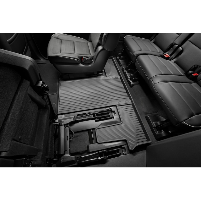 Third-Row Interlocking Premium All-Weather Floor Liner in Jet Black (for Models with Second-Row Captain's Chairs)