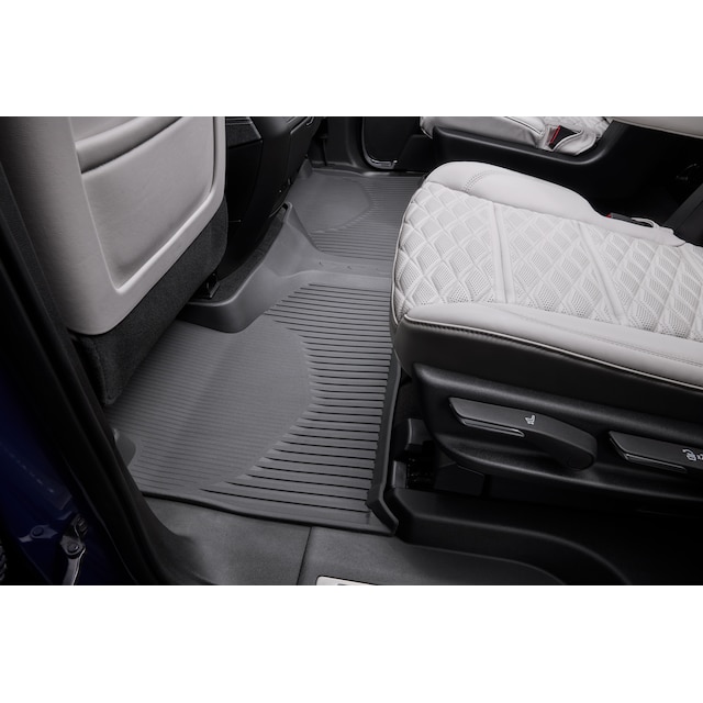Second-Row Interlocking Premium All-Weather Floor Liner in Jet Black
