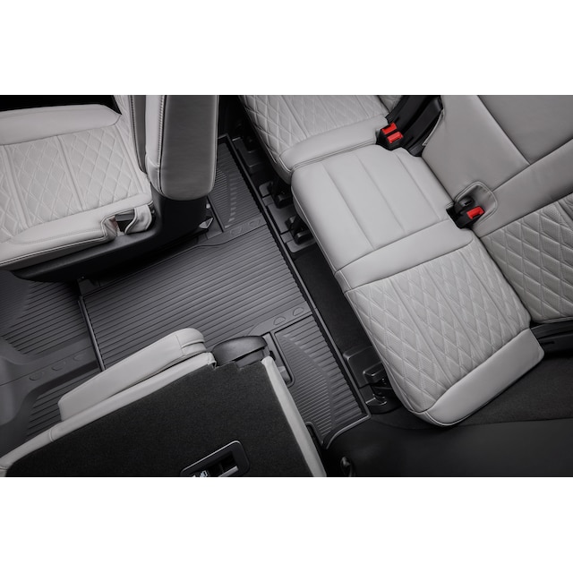 Third-Row Interlocking Premium All-Weather Floor Liner in Jet Black (for Models with Second-Row Captain's Chairs)