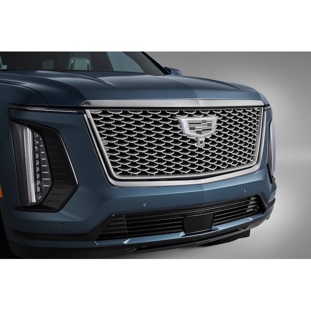 Grille in Silver Mesh with Galvano Surround