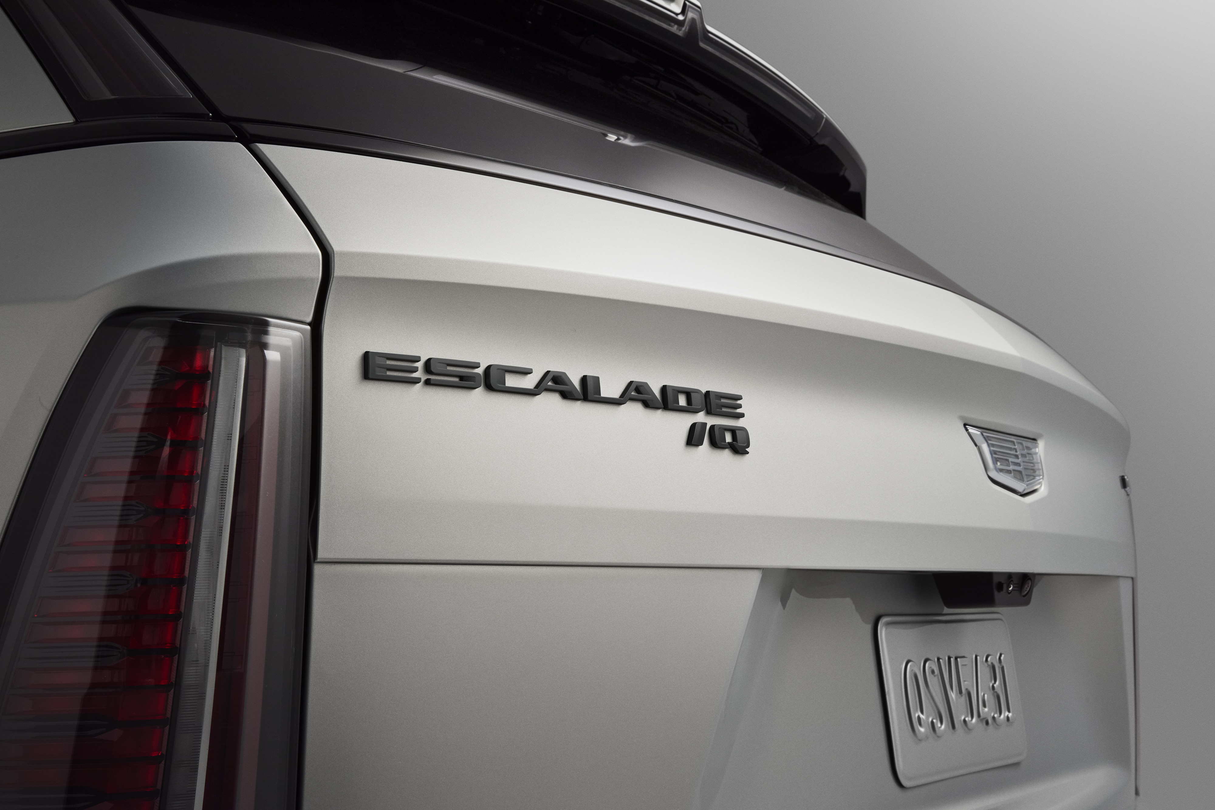 ESCALADE IQ Emblem in Hudson Metallic