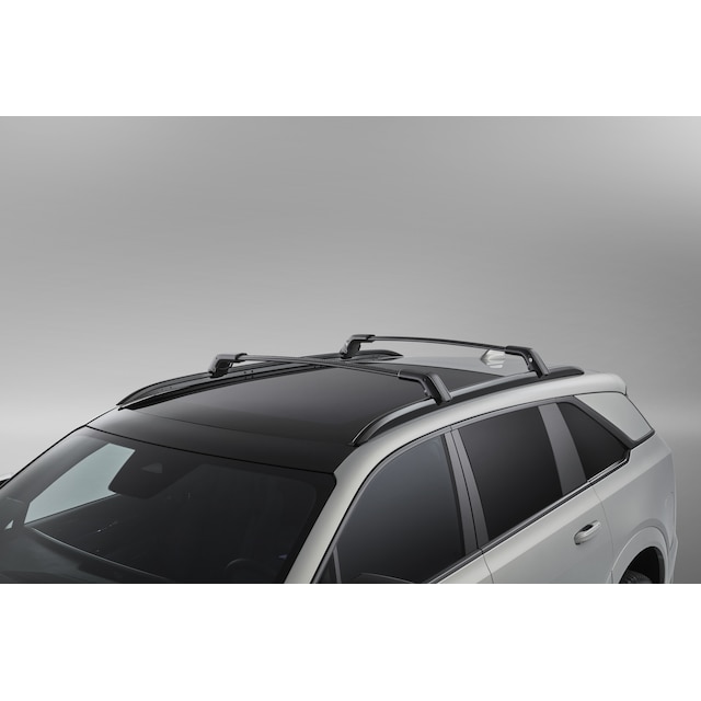 Roof Rack Cross Rail Package in Black