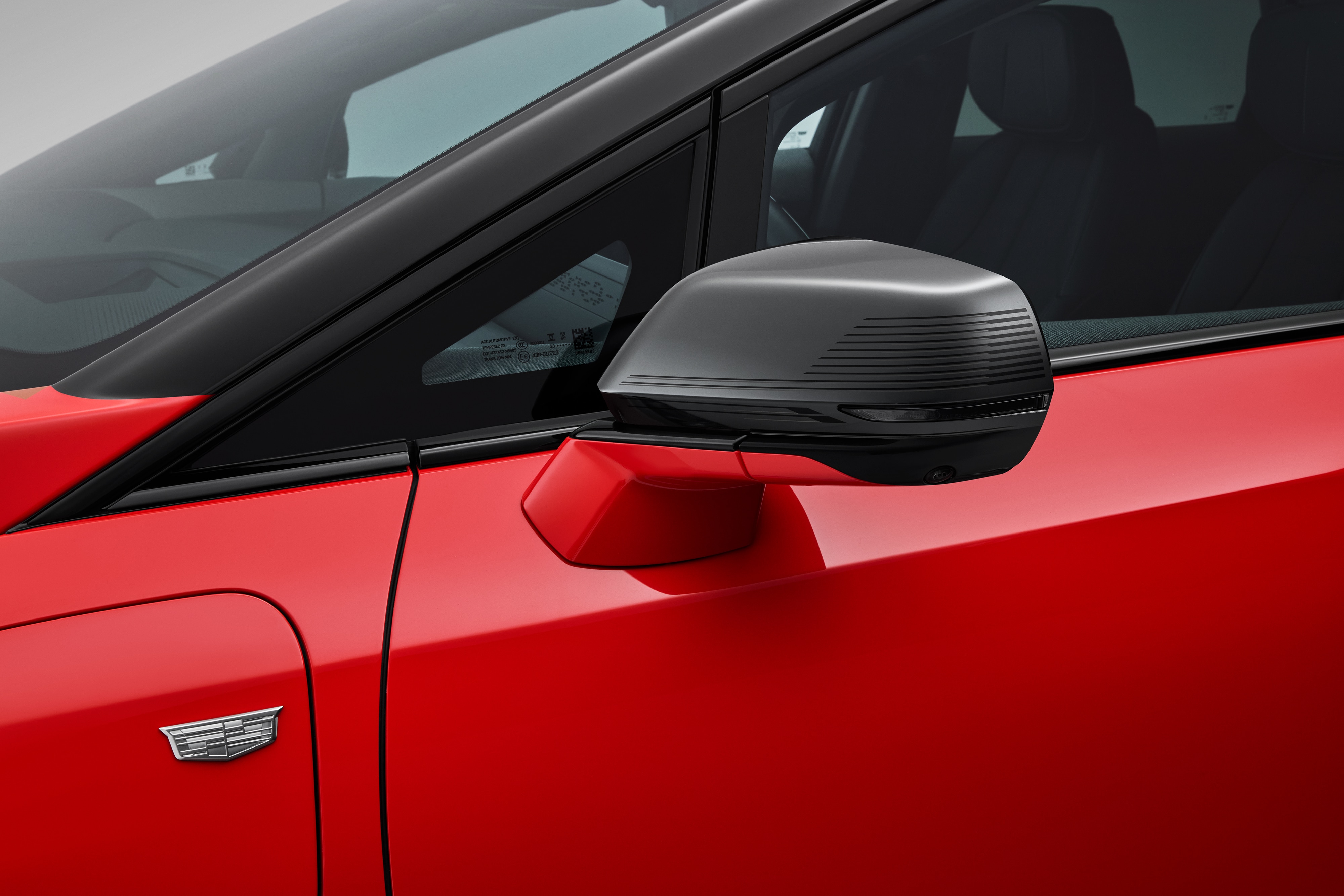 Outside Rearview Mirror Covers in Vader with Laser Ablation Design (for Vehicles with HD Surround Vision)