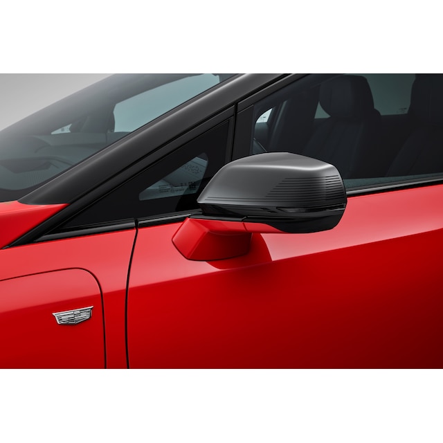 Outside Rearview Mirror Covers in Vader with Laser Ablation Design (for Vehicles without HD Surround Vision)