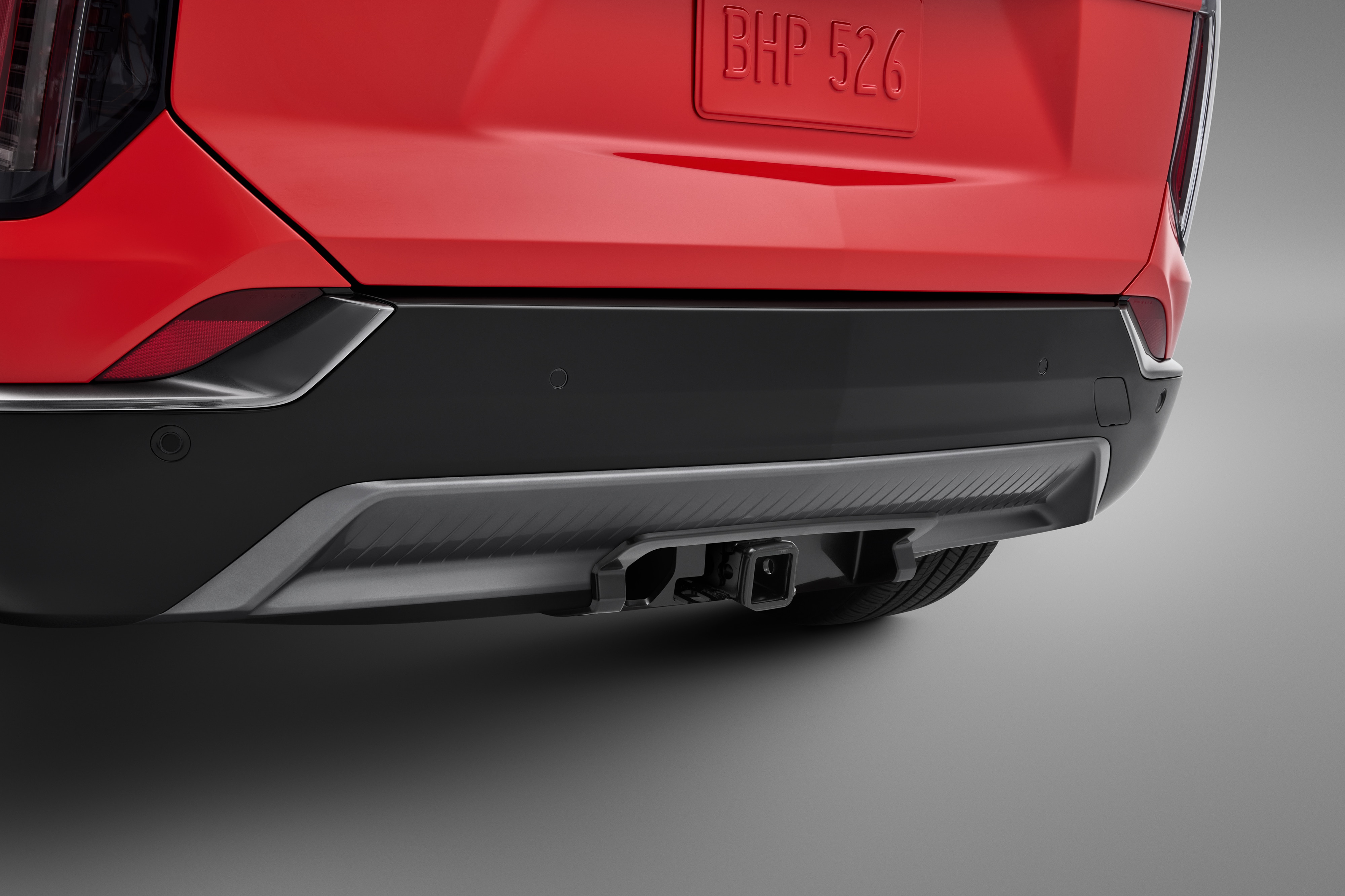 Trailer Hitch Trim Bezel in Gloss Black