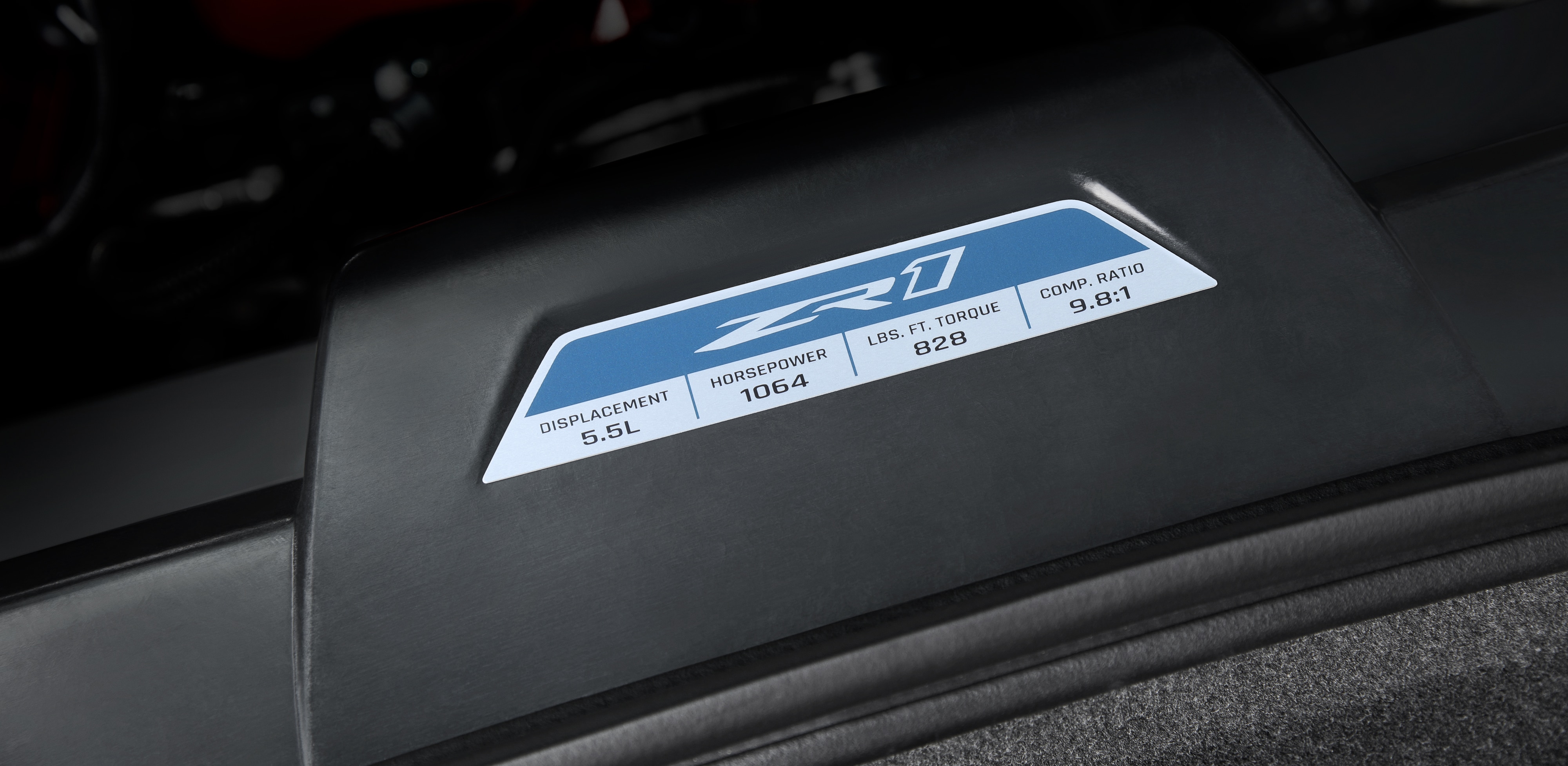 Engine Specification Plaque for ZR1