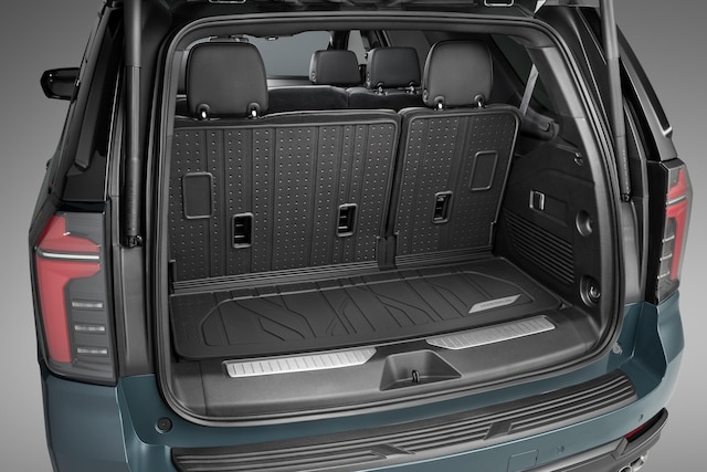 Second-Row Interlocking Premium All-Weather Floor Liners in Jet Black ...