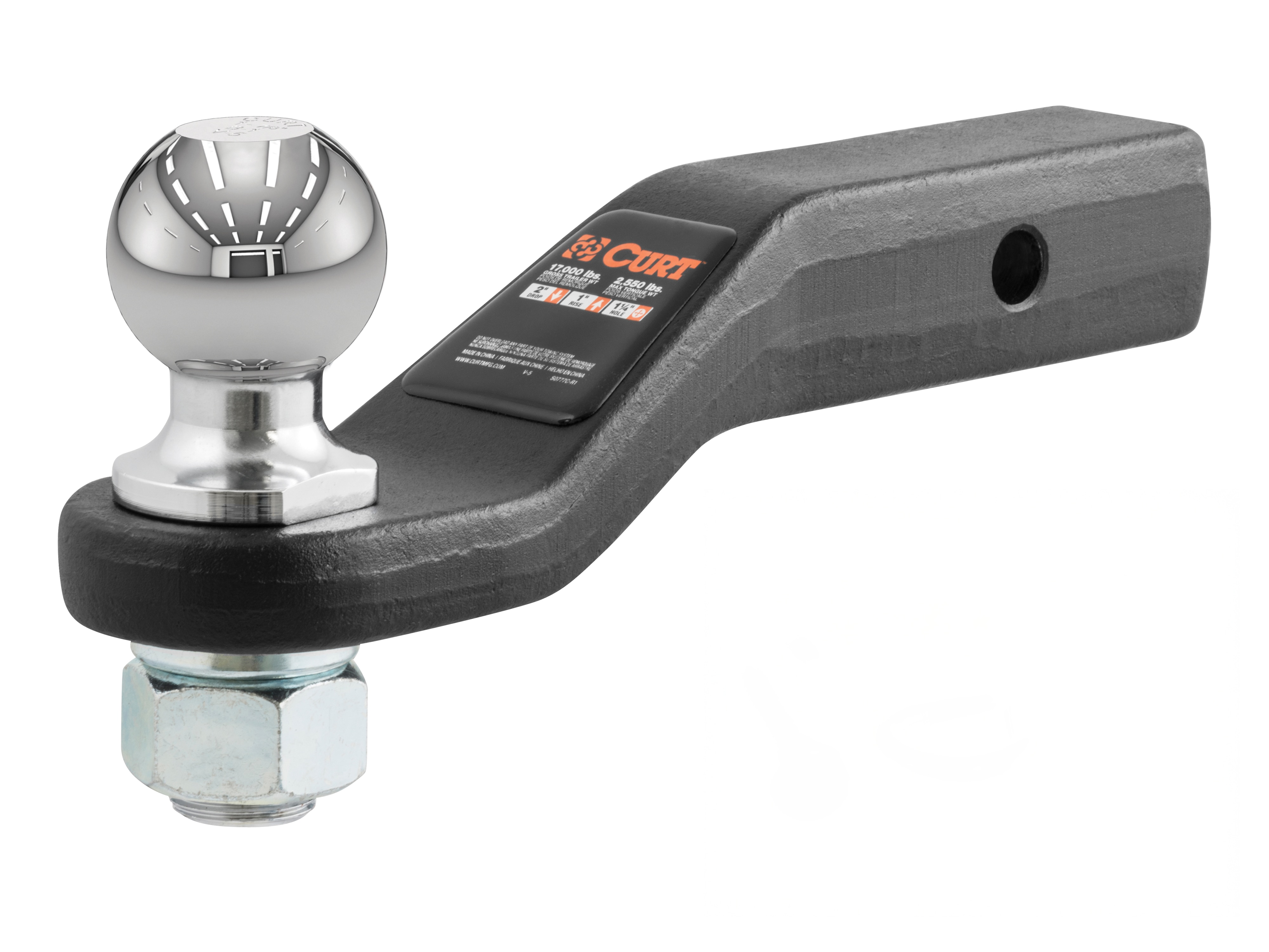 15,000-lb. Capacity Pre-loaded Trailer Hitch by CURT™ - Associated Accessories