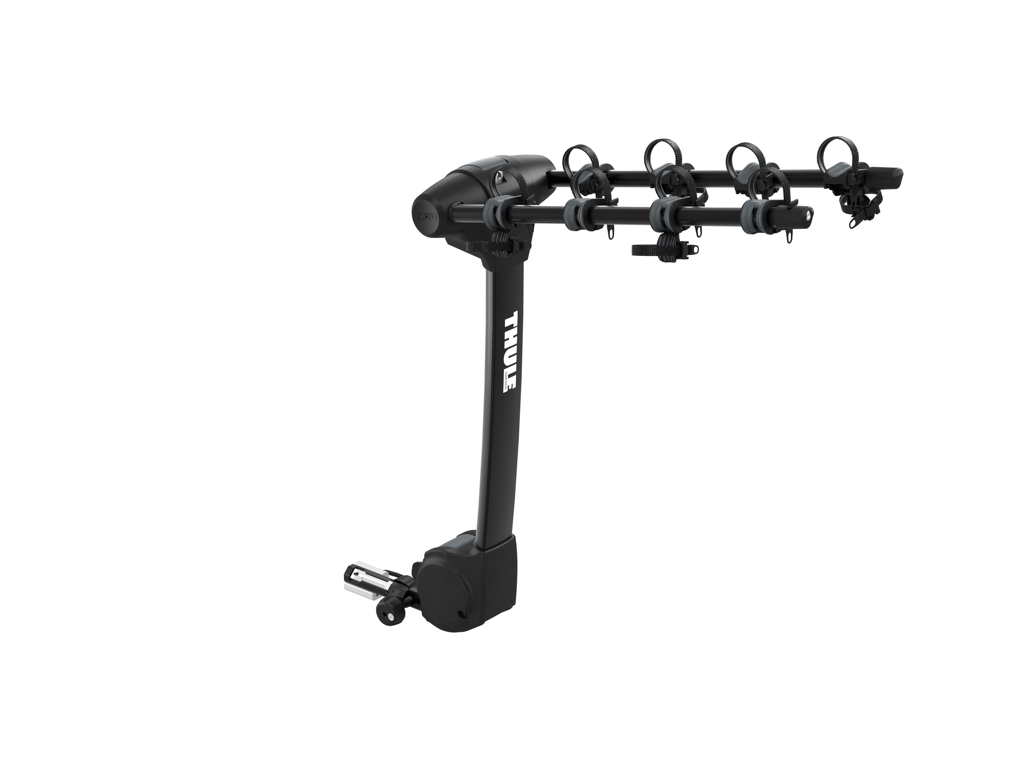 Hitch-Mounted 4-Bike Apex XT Bicycle Carrier in Black by Thule® - Associated Accessories