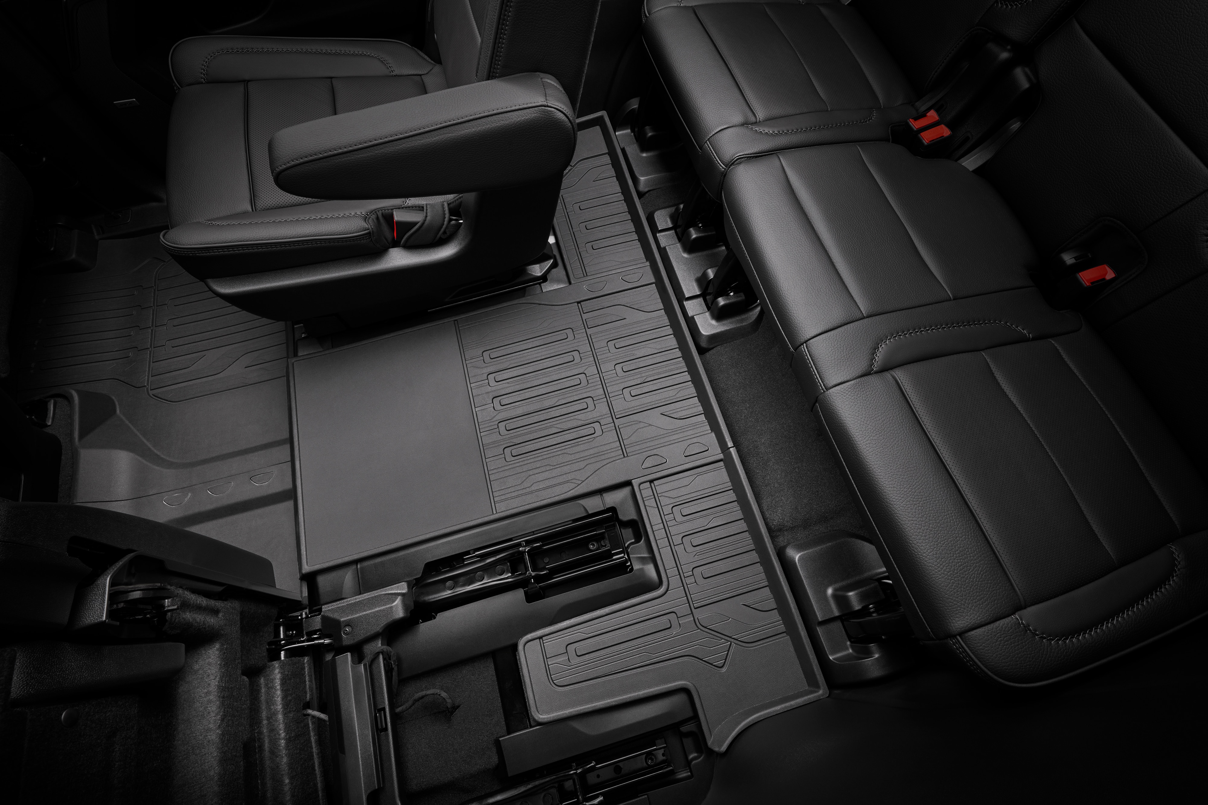 Third-Row Interlocking Premium All-Weather Floor Liner in Jet Black (for Models with Second-Row Executive Seating)