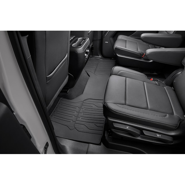Second-Row One-Piece Premium All-Weather Floor Mat in Jet Black