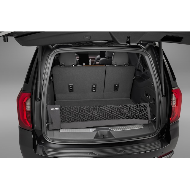 Vertical Cargo Net with Storage Bag featuring GMC Logo