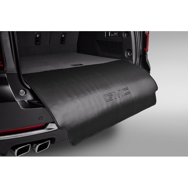 Rear Bumper Protector in Black with GMC Logo